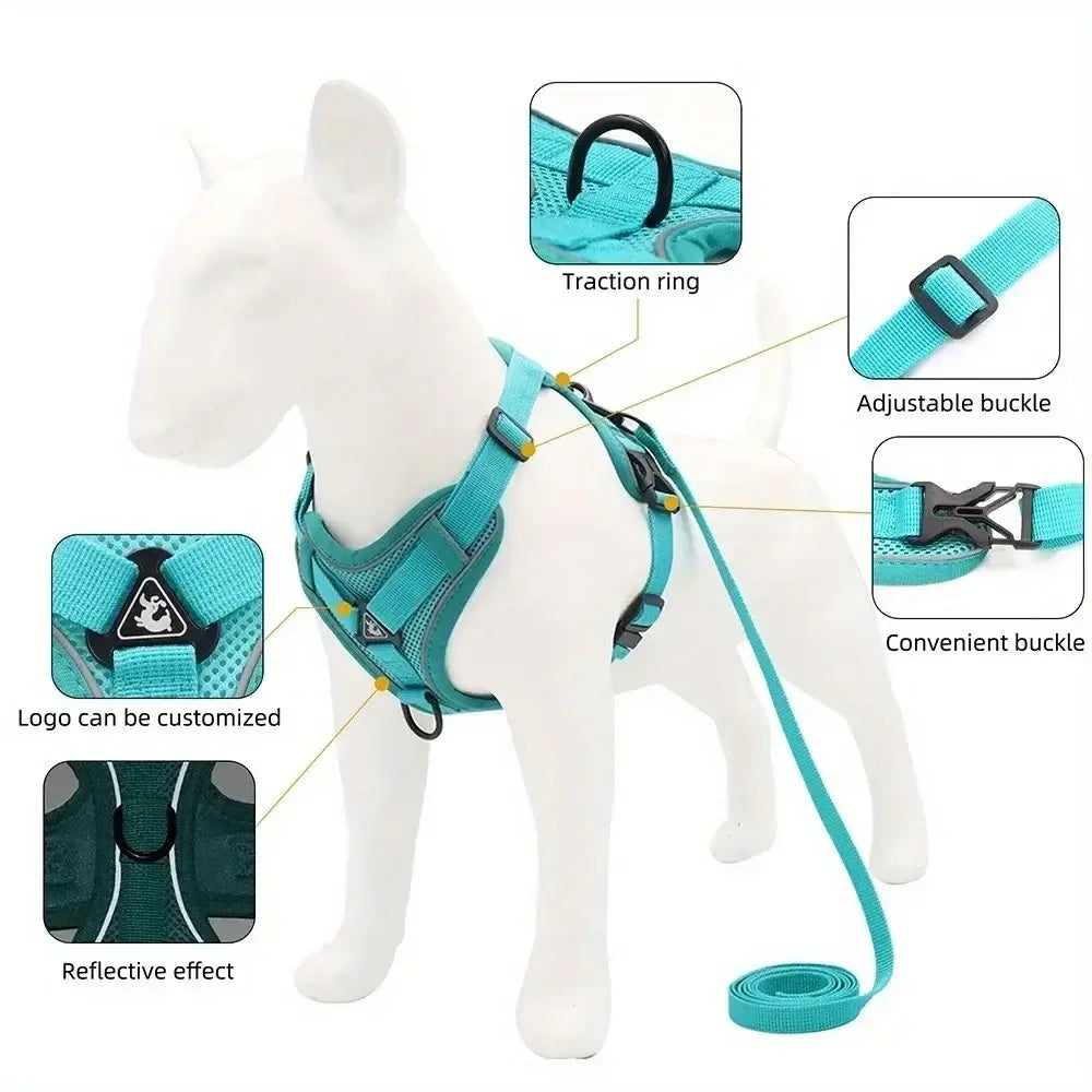 Furiva Reflective Harness & Leash Set - product image 4