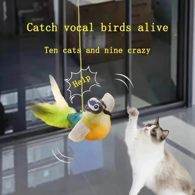 Furiva Chirping Bird Cat Teaser Toy - product image 2