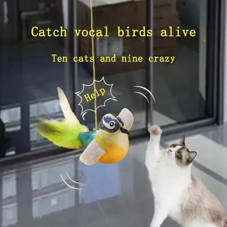 Furiva Chirping Bird Cat Teaser Toy - product image 2
