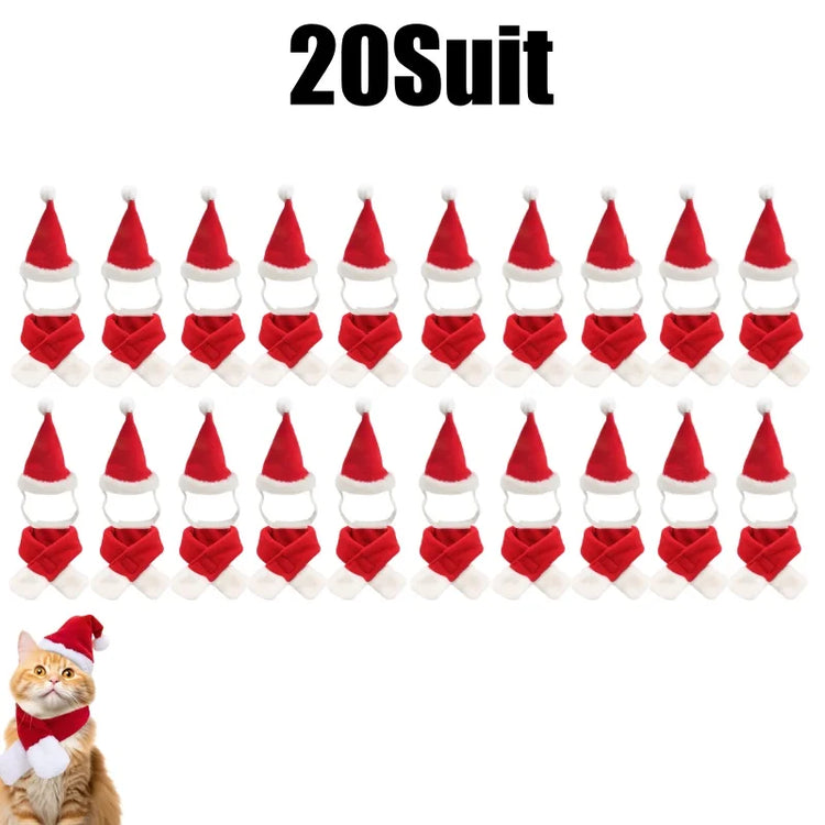 Furiva Santa Hat & Scarf Pet Set - product image 11