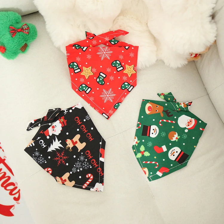 Furiva Christmas Triangle Pet Bandana - product image 4