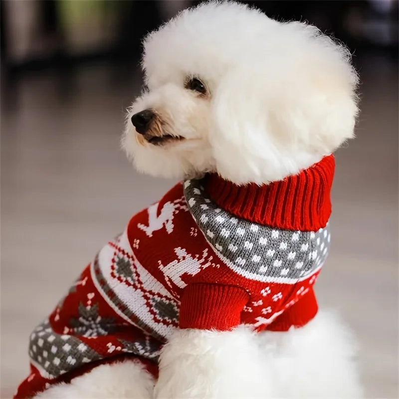Furiva Knitted Christmas Pet Sweater from Furiva Pets