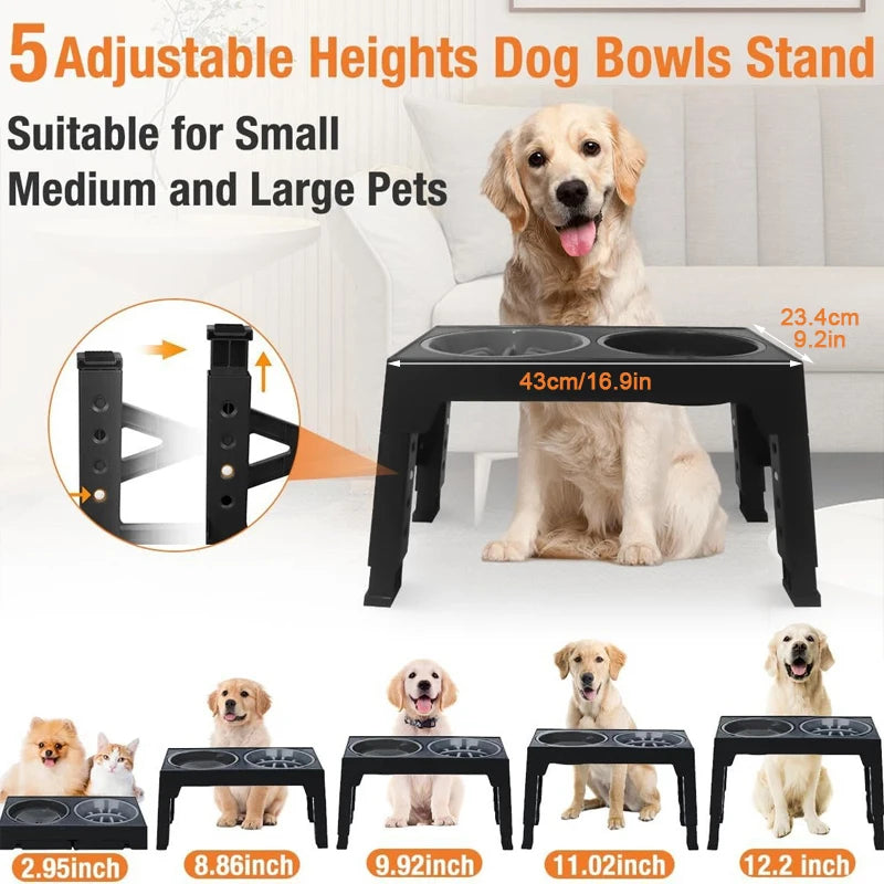 Furiva Adjustable Elevated Dog Feeder - product image 3