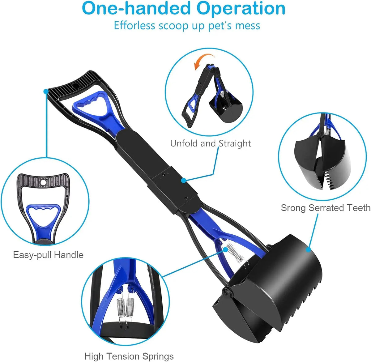 Folding Dog Pooper Scooper from Furiva Pets
