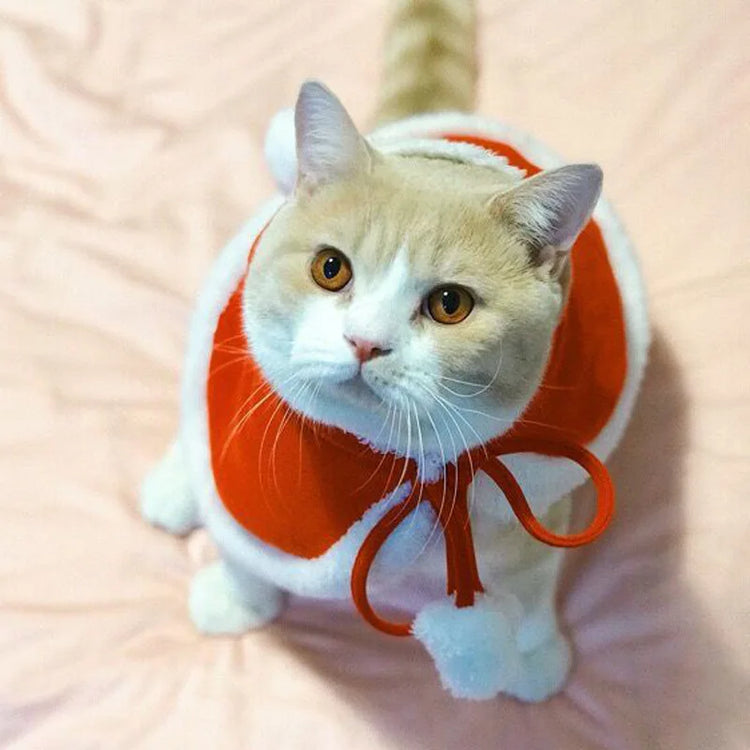 Furiva Santa Pet Cape & Hat for Dogs & Cats - product image 4