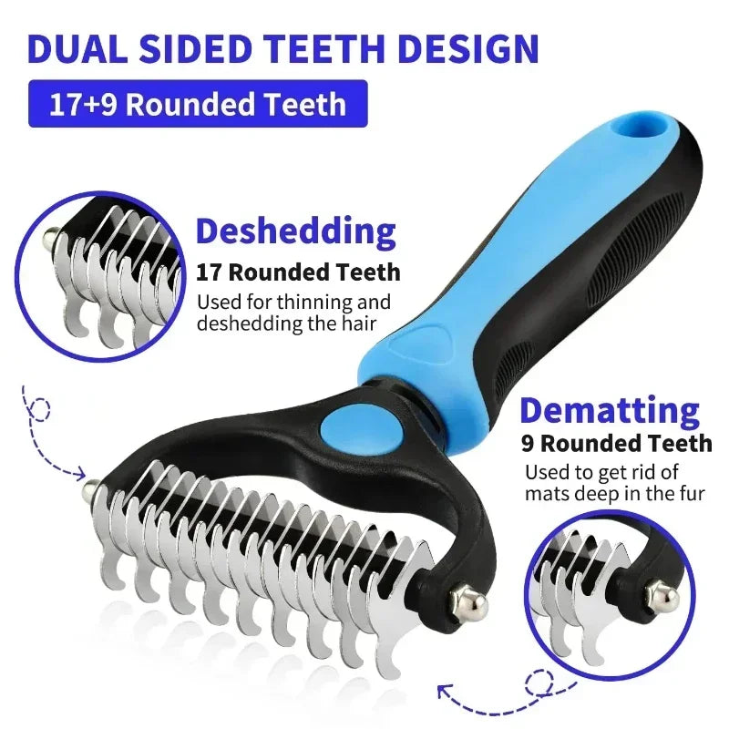 Furiva Dual-Sided Pet Dematting Comb - product image 5