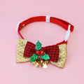 Furiva Christmas Bow Tie Bell Collar - product image 7