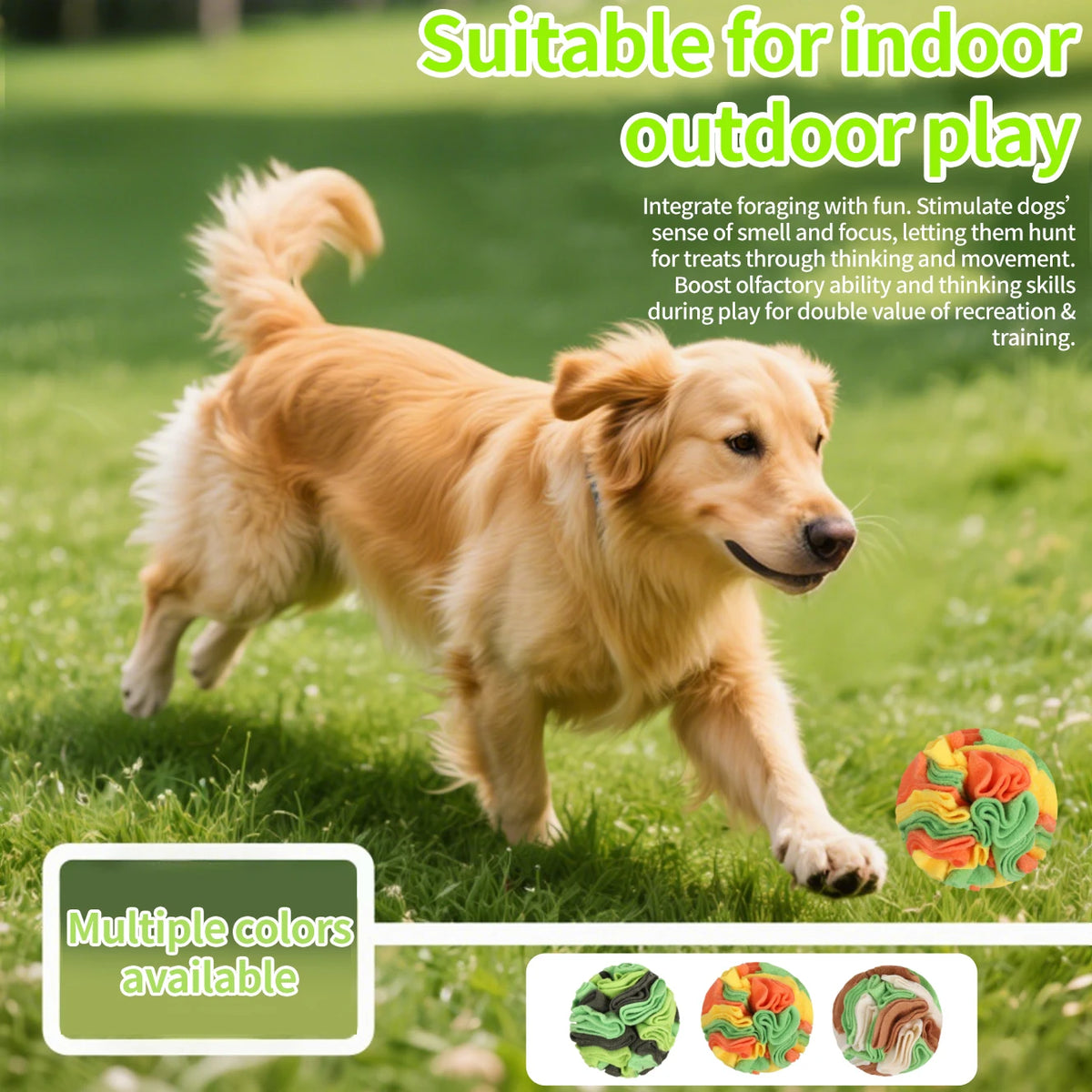 Furiva Foraging Snuffle Ball for Dogs & Cats - product image 2