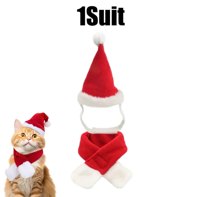 Furiva Santa Hat & Scarf Pet Set - product image 7