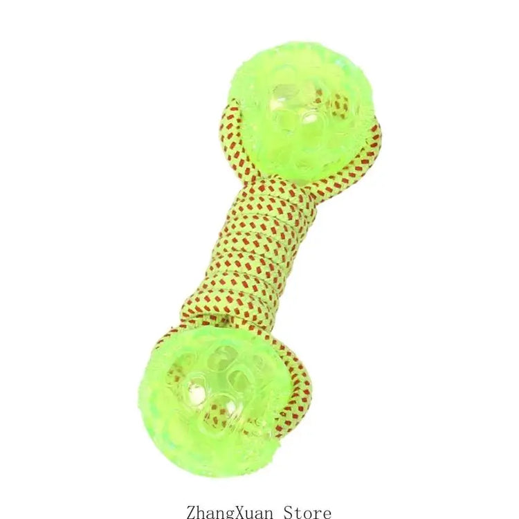 Furiva Tennis Ball Rope Squeaky Toy - product image 4