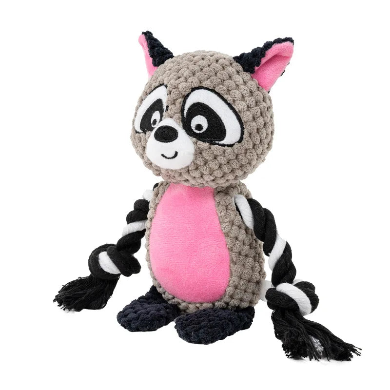 Furiva Plush Animal Rope Squeak Toy - product image 11