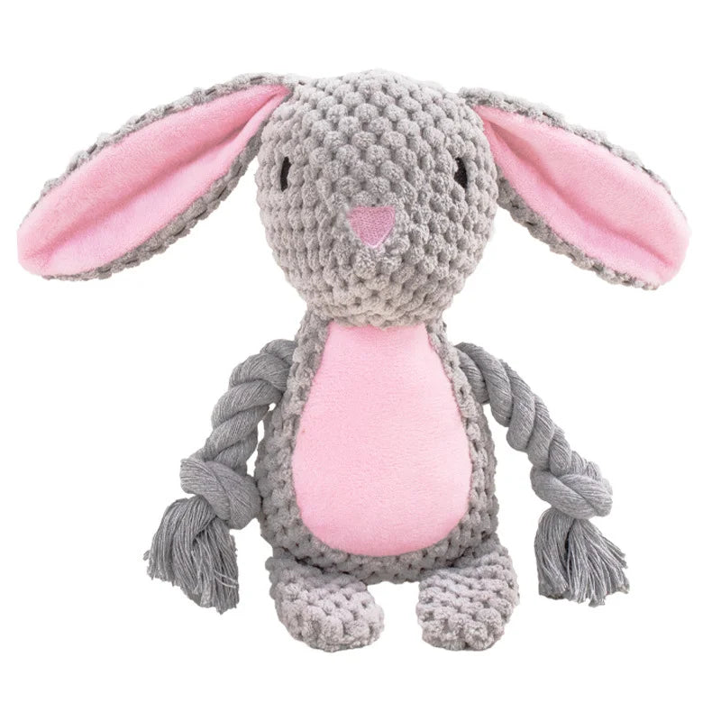 Furiva Plush Animal Rope Squeak Toy - product image 20