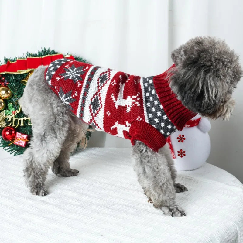Furiva Reindeer Christmas Pet Sweater - product image 2