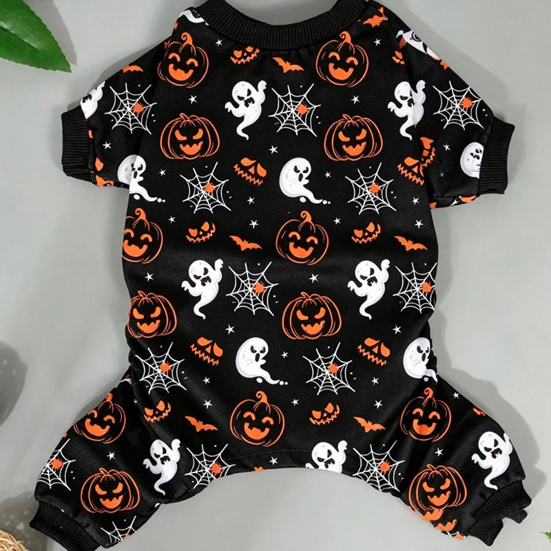 Furiva Pumpkin Print Pet Jumpsuit - product image 7