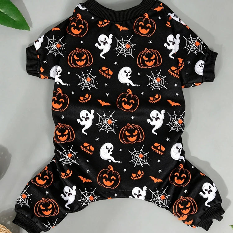 Furiva Pumpkin Print Pet Jumpsuit - product image 7