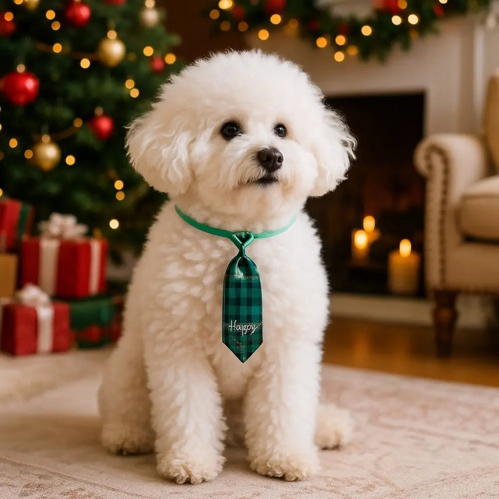 Furiva Christmas Pet Necktie for Dogs & Cats - product image 5