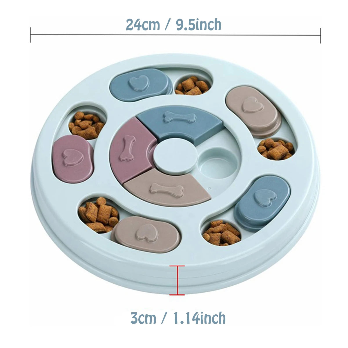 Furiva Interactive Slow Feeder Bowl - product image 7