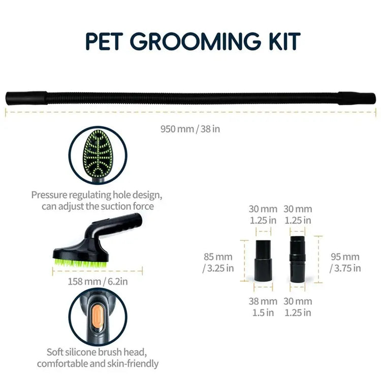 Furiva Vacuum Grooming Brush Attachment Kit - product image 5