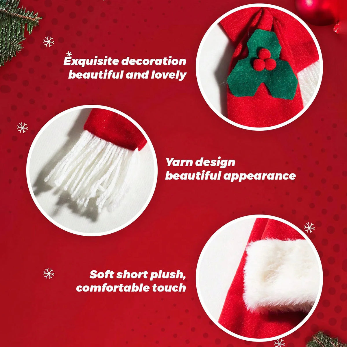 Furiva Christmas Pet Hat & Scarf Set - product image 6
