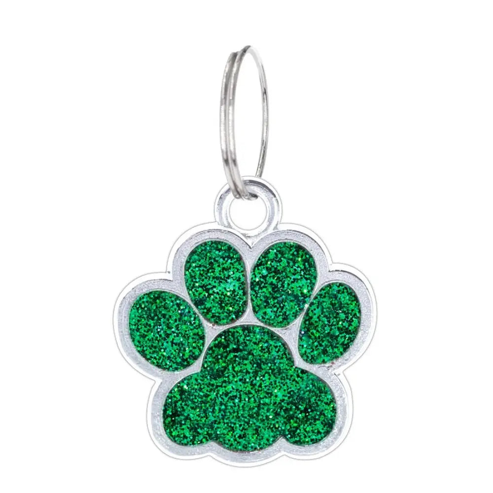 Furiva Paw Print Glitter Pet Collar Tag - product image 11