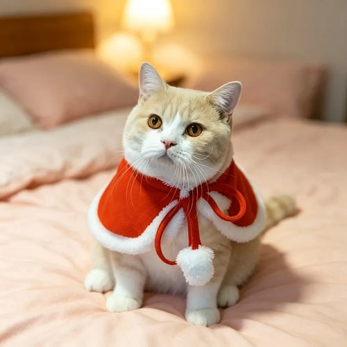 Furiva Christmas Pet Cape & Hat Set - product image 2