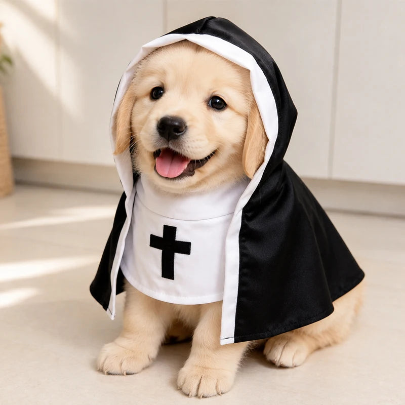 Furiva Halloween Nun Pet Costume - product image 2