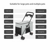 Furiva Large-Dog Foldable Pet Stroller - product image 5