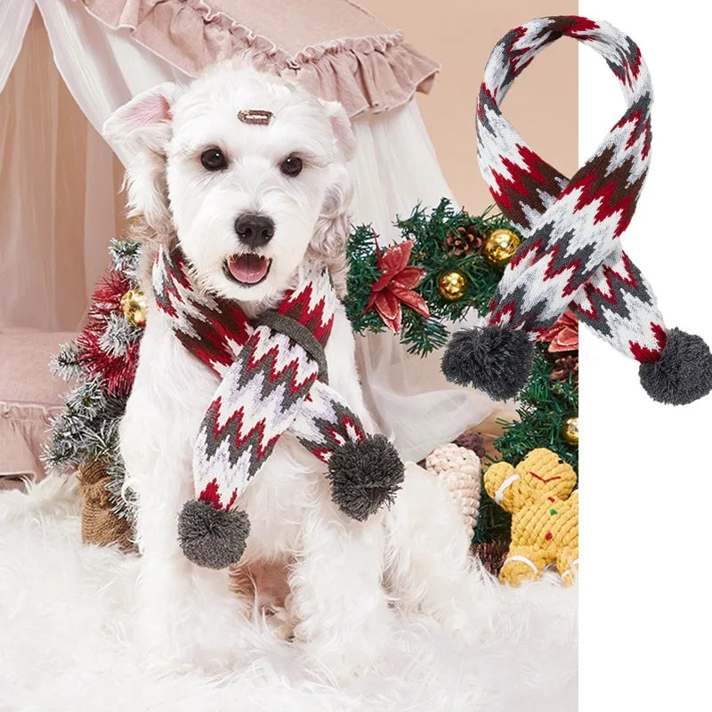 Furiva Knitted Christmas Pet Scarf - product image 6