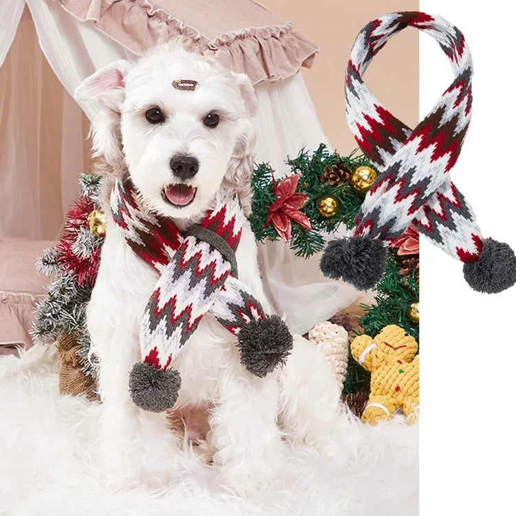 Furiva Knitted Christmas Pet Scarf - product image 6
