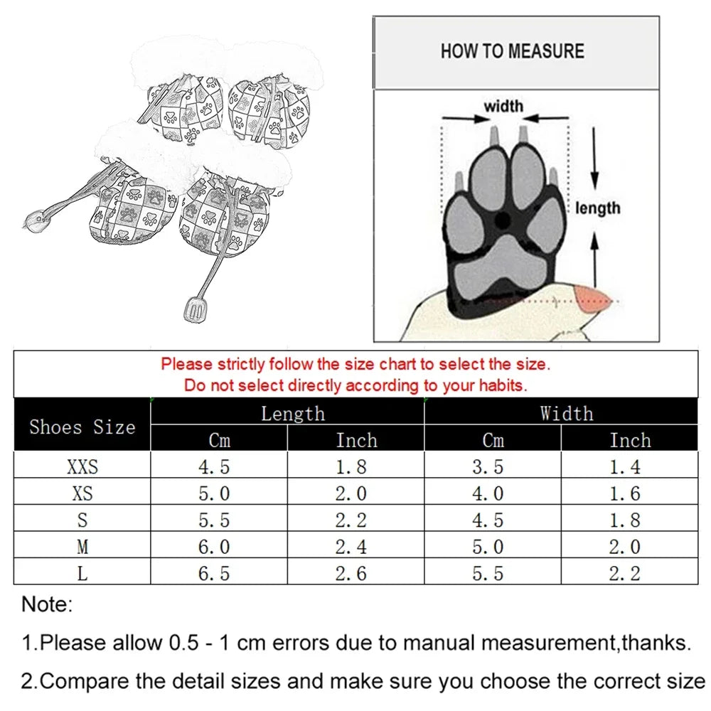Furiva Waterproof Winter Paw Boots - product image 6