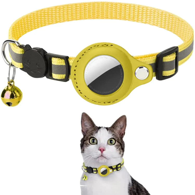 Reflective Cat Collar with AirTag Holder | Furiva Pets - product image 12