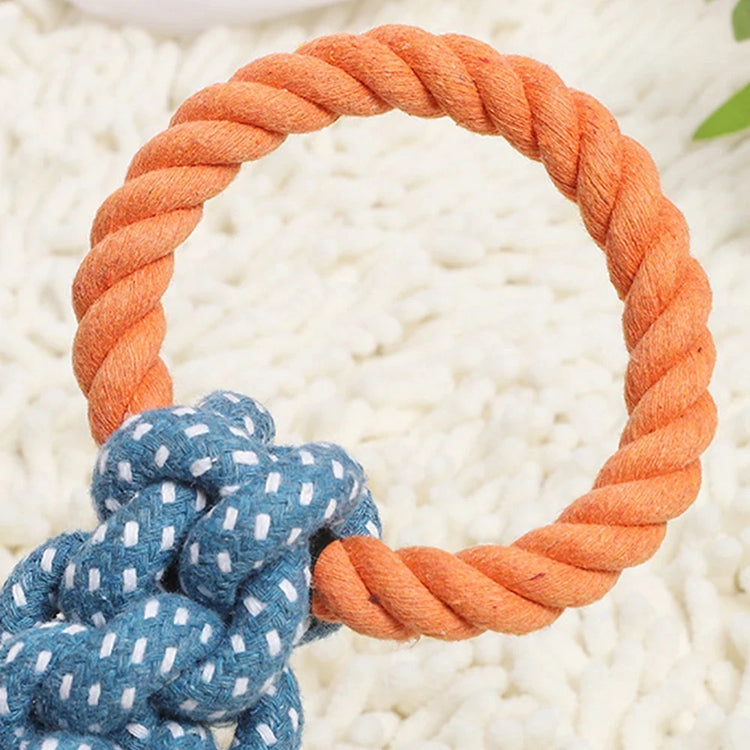 Furiva Double-Ring Cotton Rope Tug Toy - product image 5