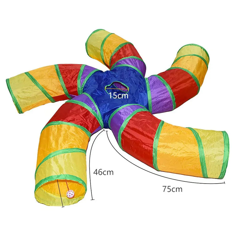 Furiva Foldable Cat Tunnel with Peek Holes - product image 10