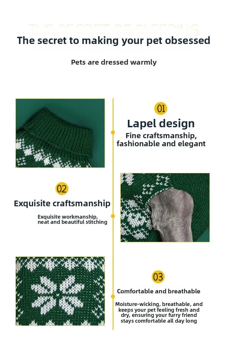 Furiva Christmas Knit Pet Sweater - product image 4
