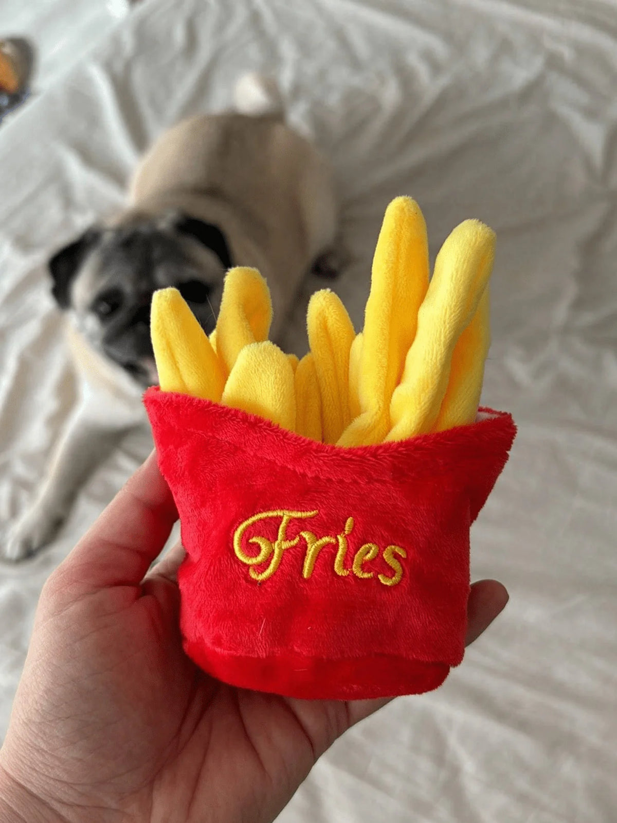 Furiva French Fry Plush Enrichment Toy - product image 2