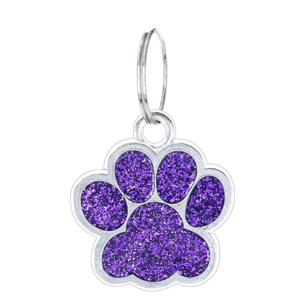 Furiva Paw Print Glitter Pet Collar Tag - product image 10