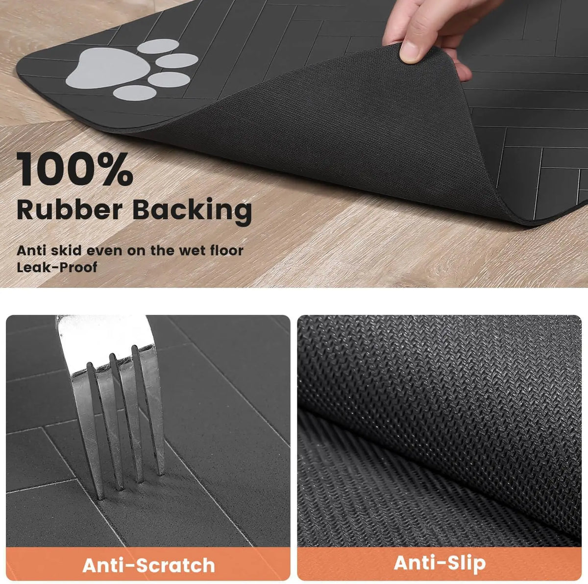 Furiva Absorbent Pet Feeding Mat - product image 5