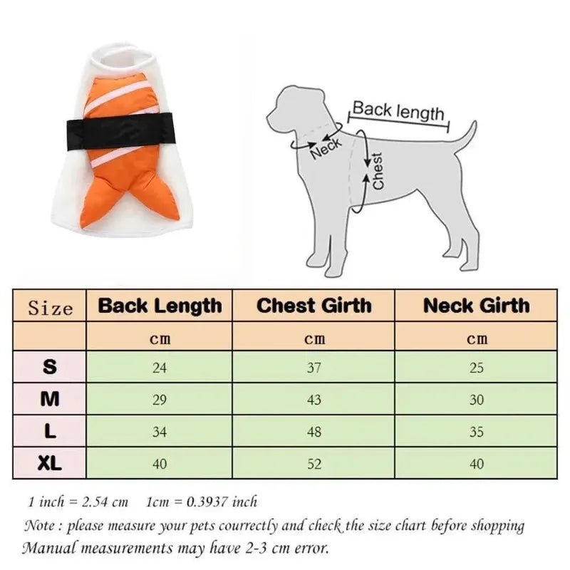 Furiva Fish Pet Costume for Dogs & Cats - product image 6