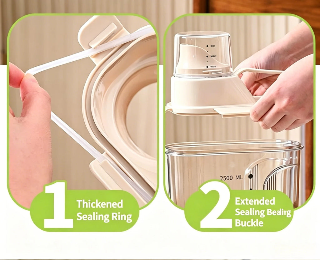 Furiva Vacuum-Seal Pet Food Container with Measuring Cup - product image 3