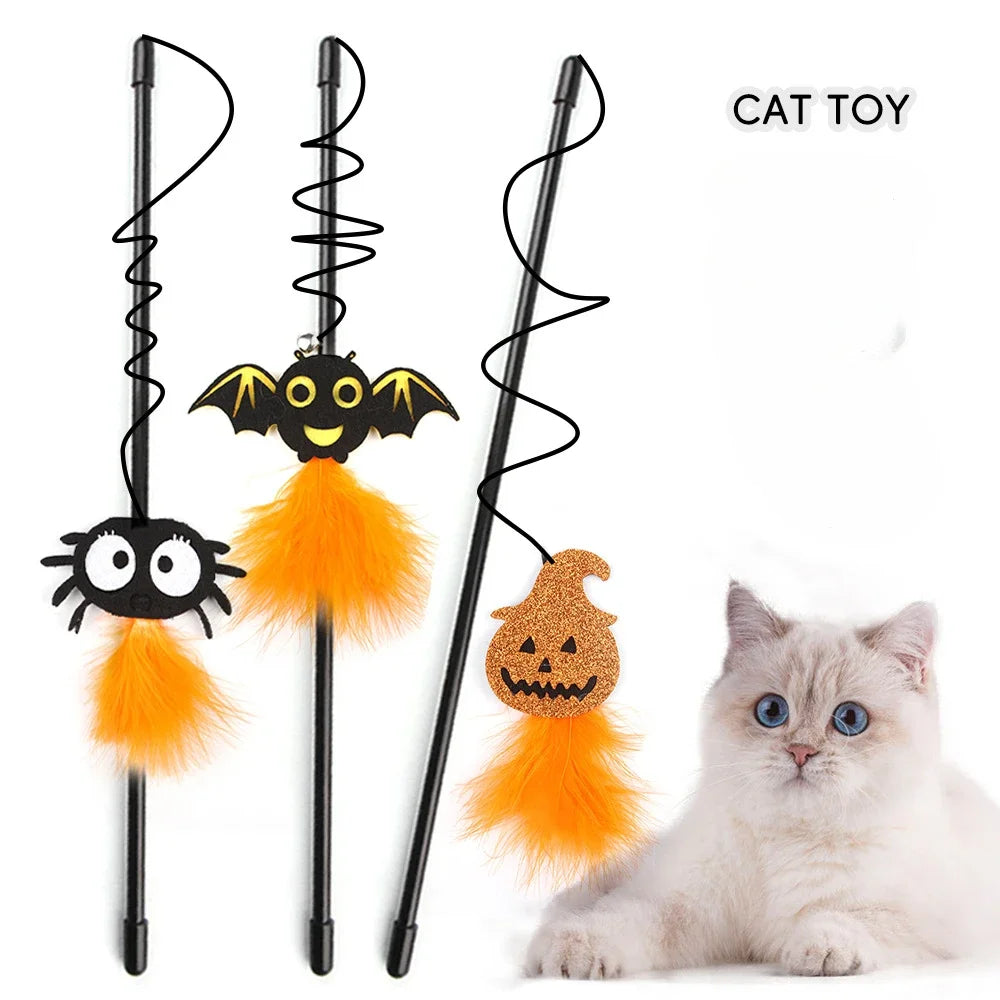 Furiva Halloween Cat Teaser Wand from Furiva Pets
