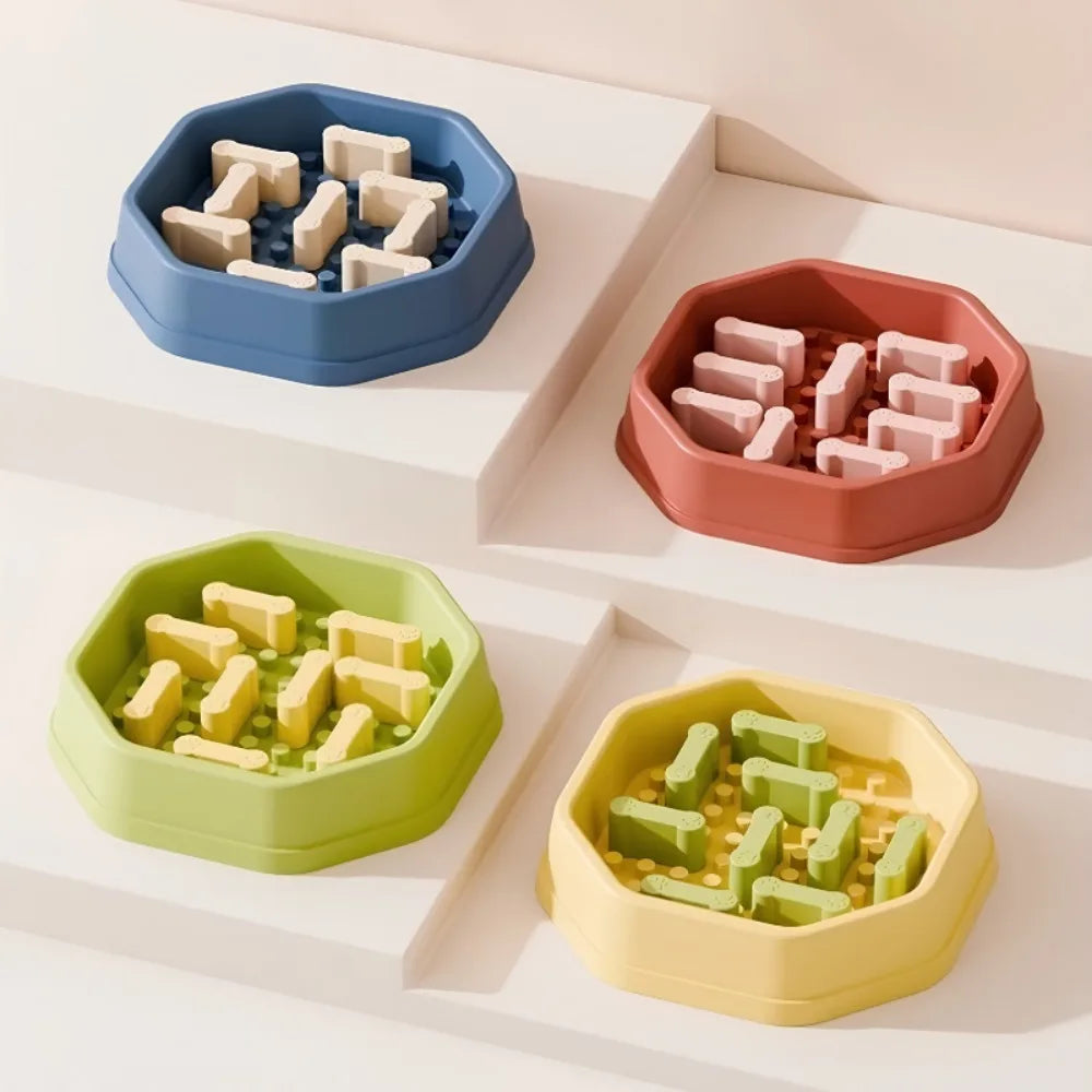 Furiva Adjustable Anti-Tip Slow Feeder Bowl from Furiva Pets