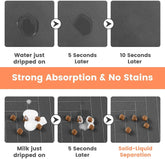 Furiva Absorbent Pet Feeding Mat - product image 2
