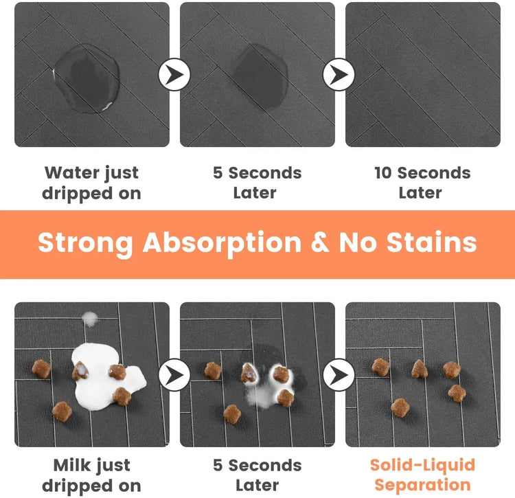 Furiva Absorbent Pet Feeding Mat - product image 2