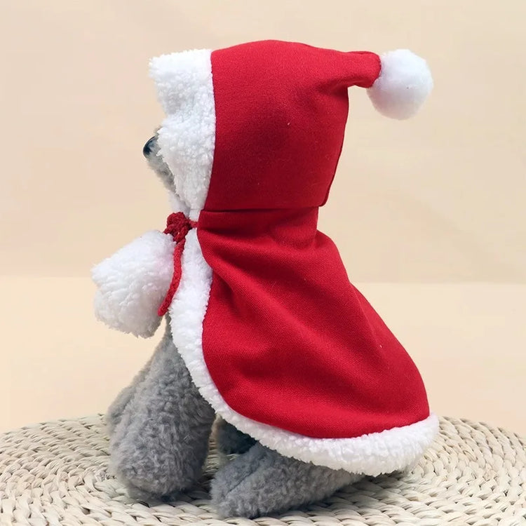 Furiva Santa Pet Cape & Hat for Dogs & Cats - product image 6
