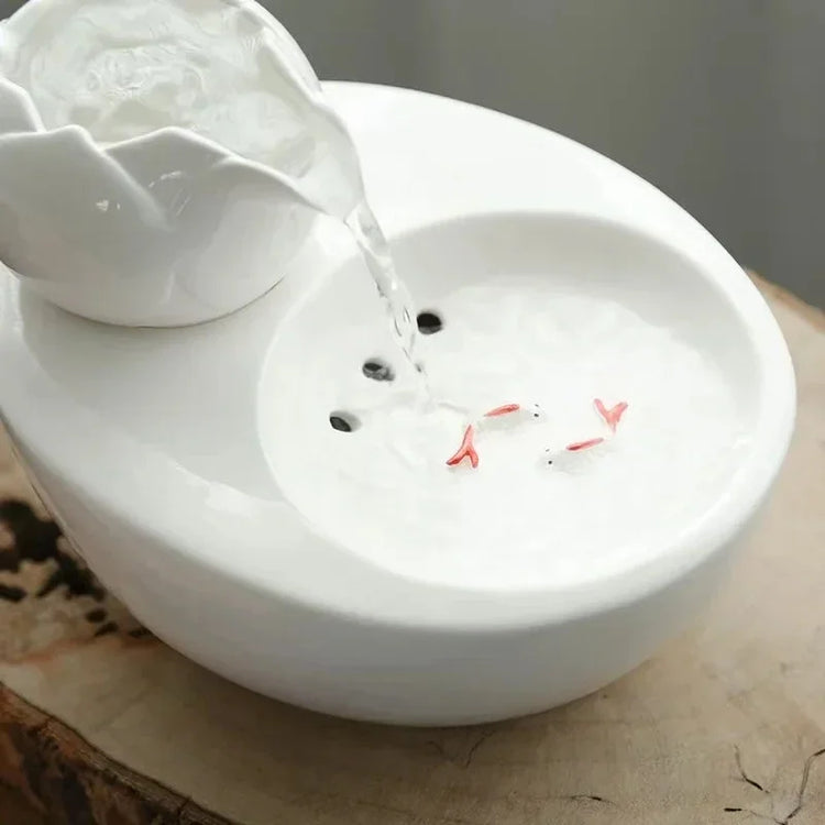 Furiva 1L Ceramic Pet Water Fountain - product image 4