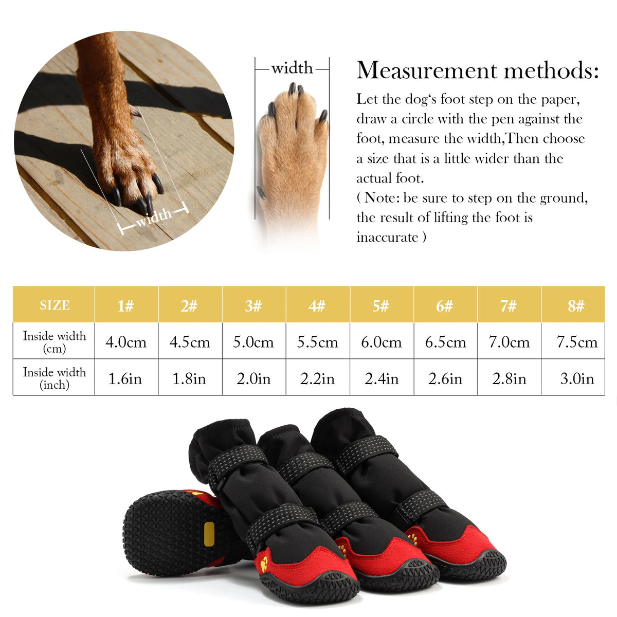 Furiva Rugged High-Top Dog Boots - product image 2