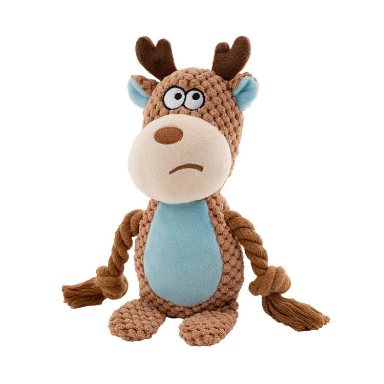 Furiva Plush Animal Rope Squeak Toy - product image 13