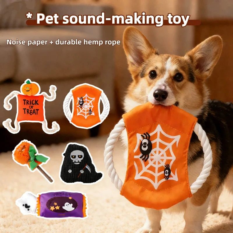 Furiva Halloween Squeaky Dog Plush Toy from Furiva Pets