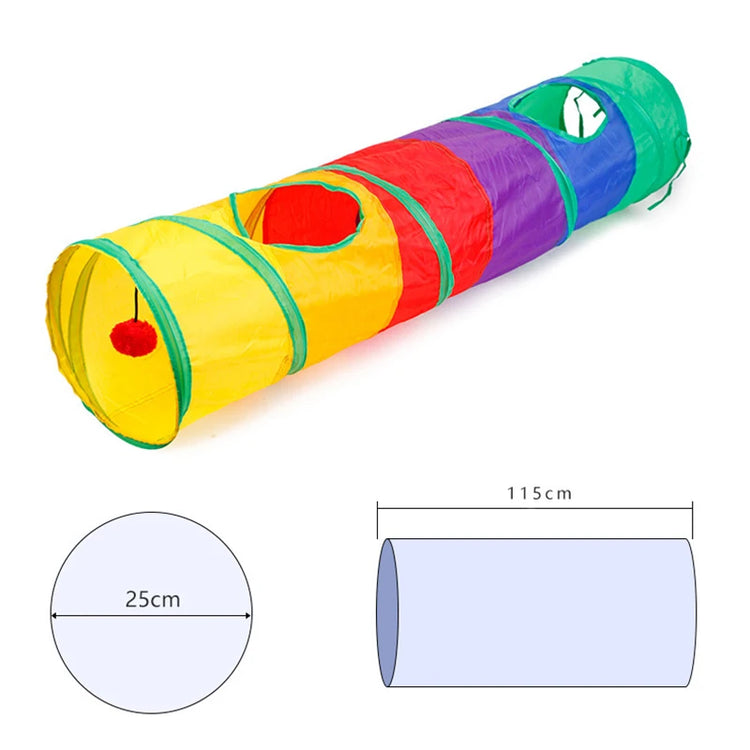 Furiva Foldable Cat Tunnel with Peek Holes - product image 9