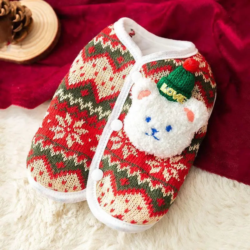 Furiva Cotton Christmas Pet Sweater - product image 3